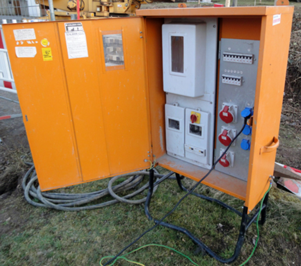 Baustromkasten bei Elektro Lindner in Luckenwalde