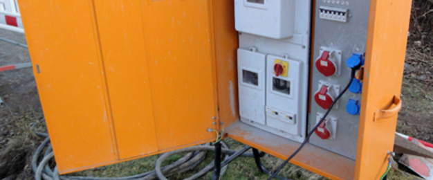 Baustrom bei Elektro Lindner in Luckenwalde