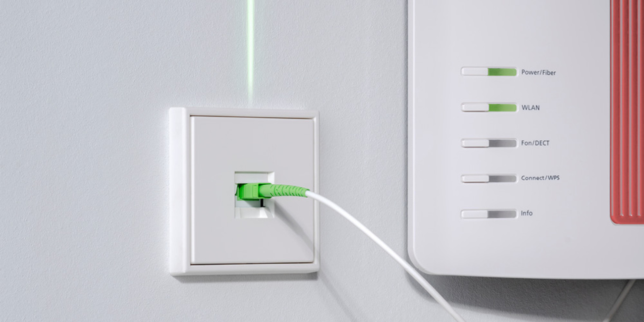 Die neuen Glasfaser-Anschlussdosen bei Elektro Lindner in Luckenwalde